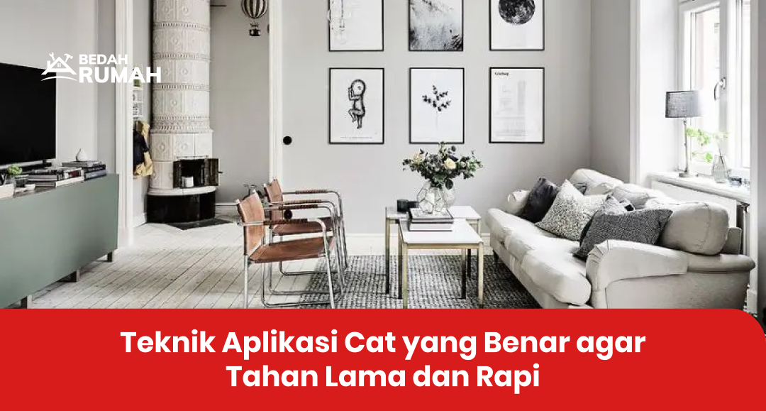 Teknik Aplikasi Cat yang Benar agar Tahan Lama dan Rapi