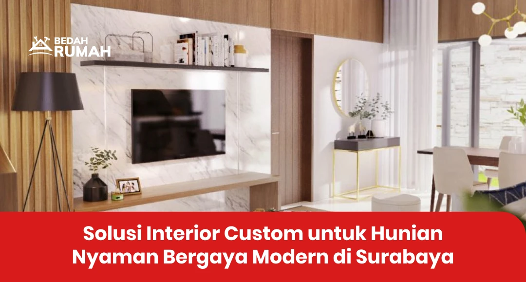 Solusi Interior Custom untuk Hunian Nyaman Bergaya Modern di Surabaya