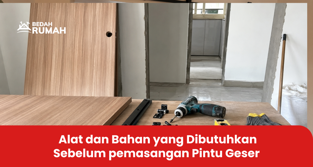 Alat dan Bahan yang Dibutuhkan Sebelum pemasangan Pintu Geser
