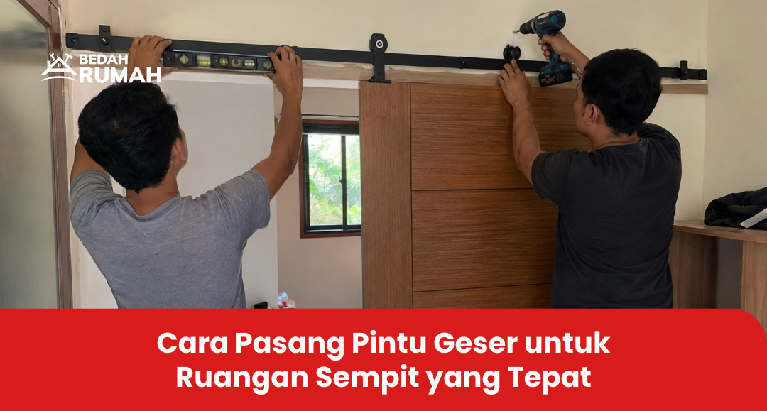 Cara Pasang Pintu Geser untuk Ruangan Sempit yang Tepat