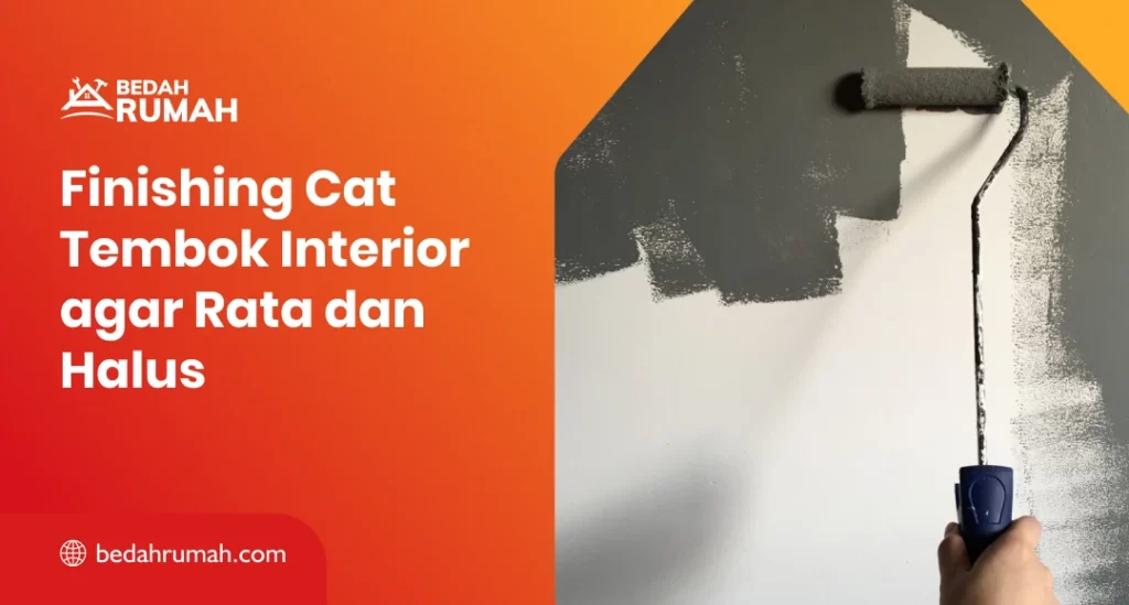 Finishing Cat Tembok Interior agar Rata dan Halus