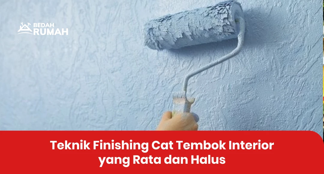 Teknik Finishing Cat Tembok Interior yang Rata dan Halus