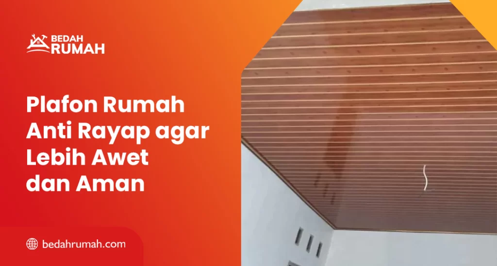Plafon Rumah Anti Rayap agar Lebih Awet dan Aman