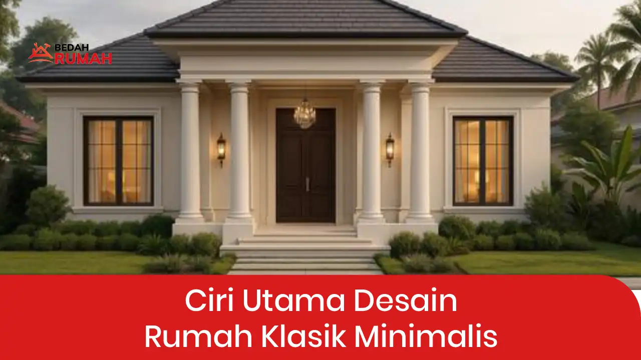 Ciri Utama Desain Rumah Klasik Minimalis