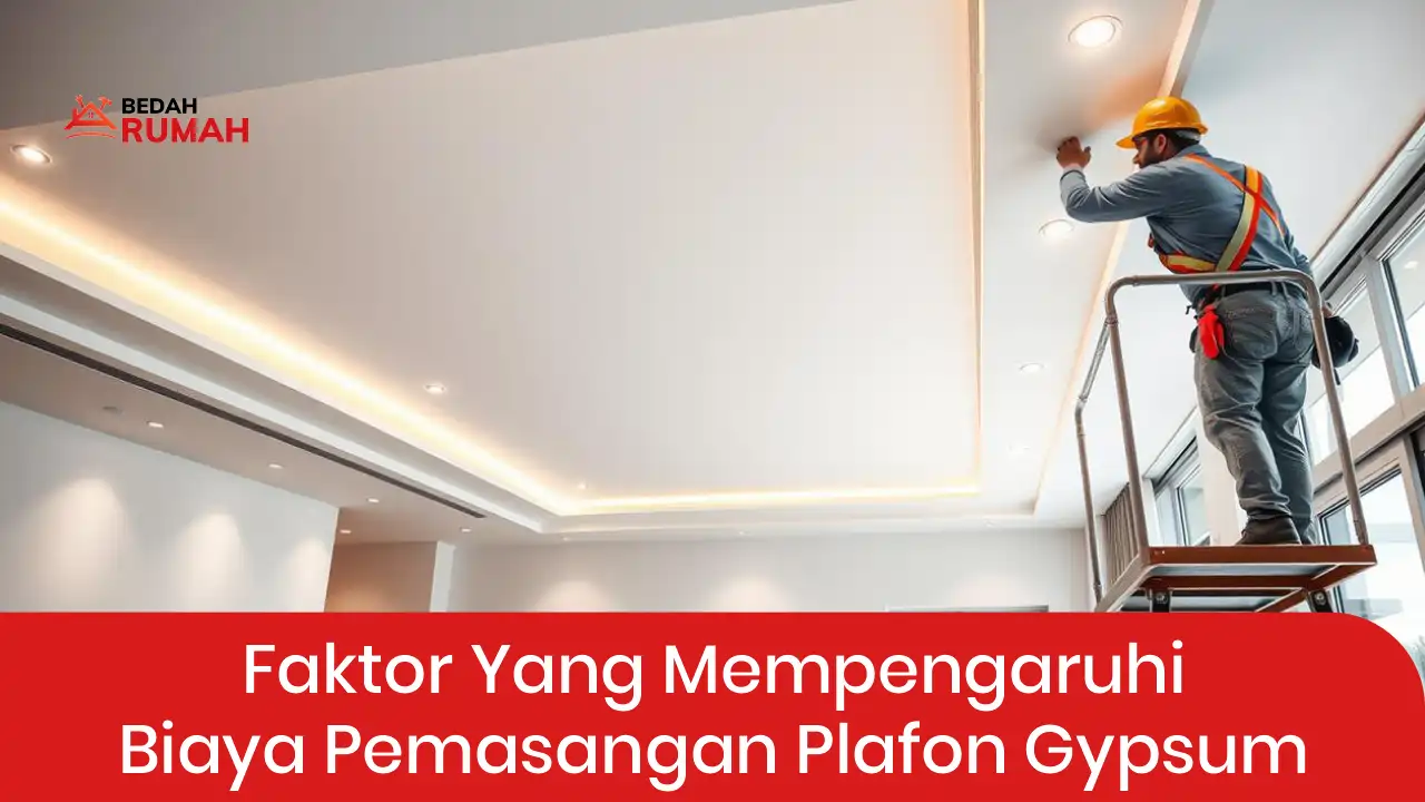 Faktor yang Mempengaruhi Biaya Pemasangan Plafon Gypsum