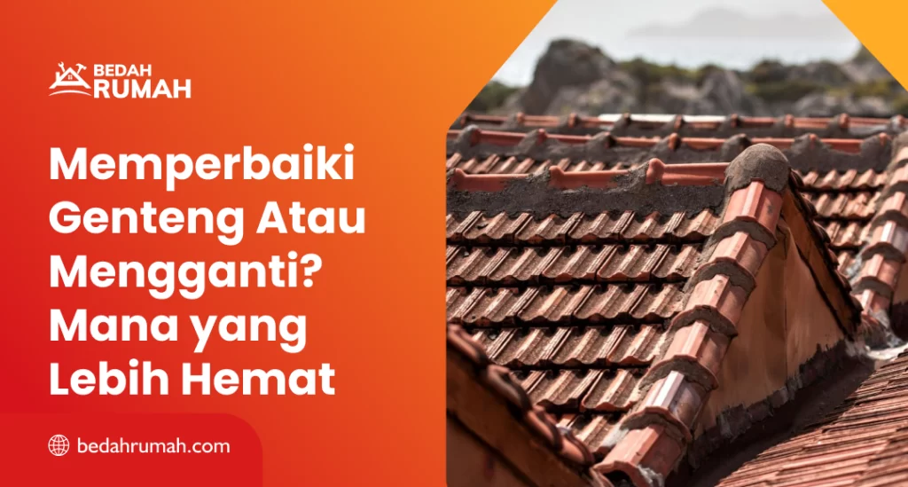 Memperbaiki Genteng Atau Mengganti? Mana yang Lebih Hemat
