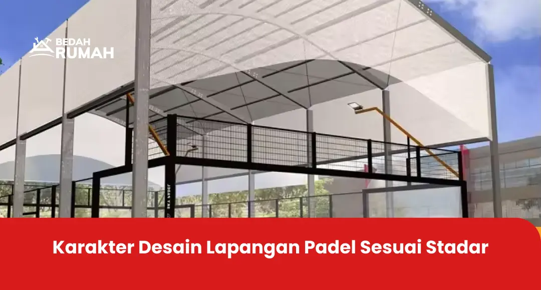 1. Karakter Desain Lapangan Padel Sesuai Stadar