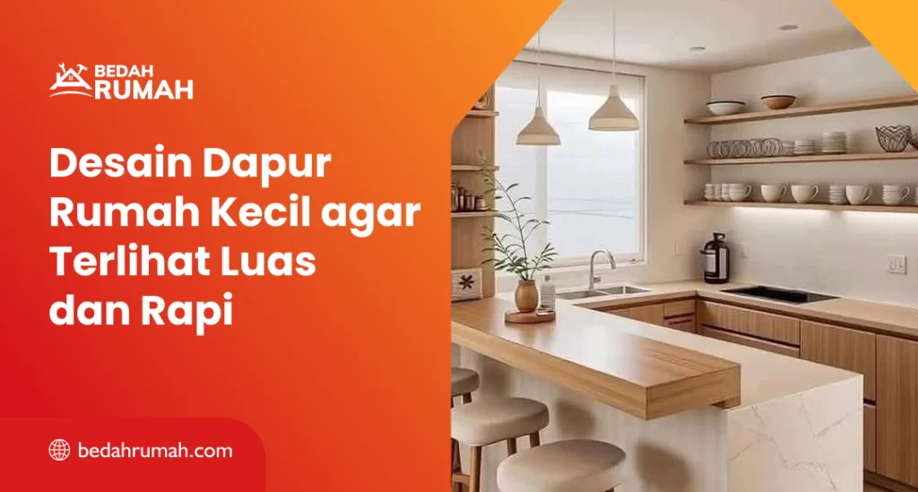 Desain Dapur Rumah Kecil agar Terlihat Luas dan Rapi