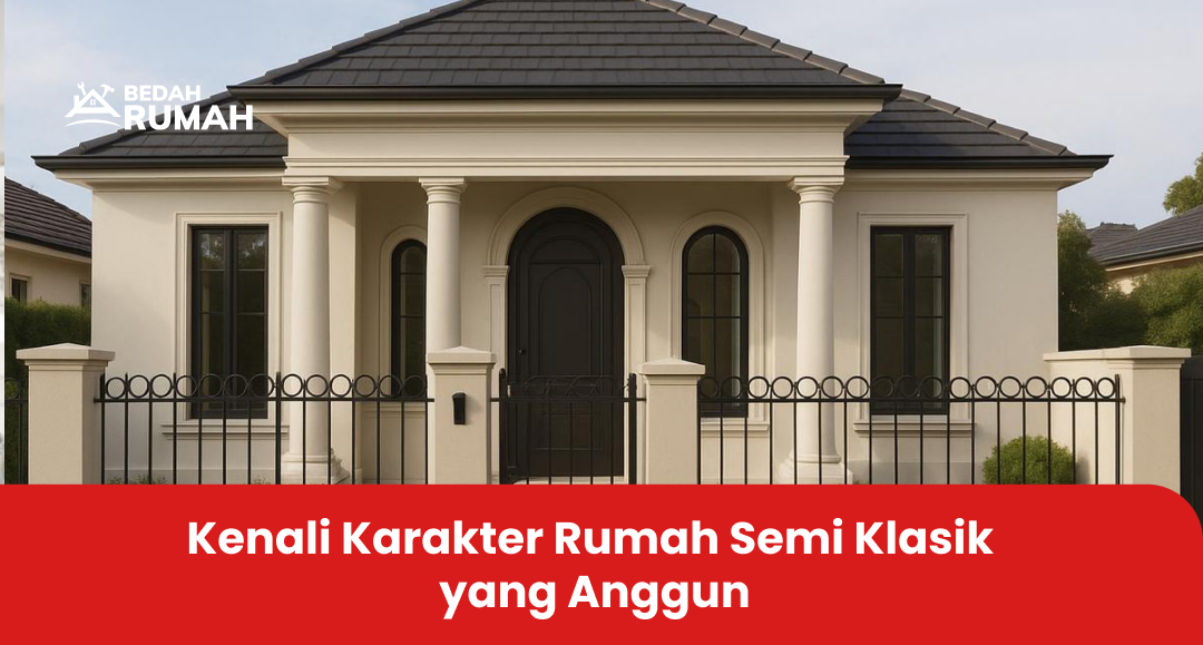 Kenali Karakter Rumah Semi Klasik yang Anggun