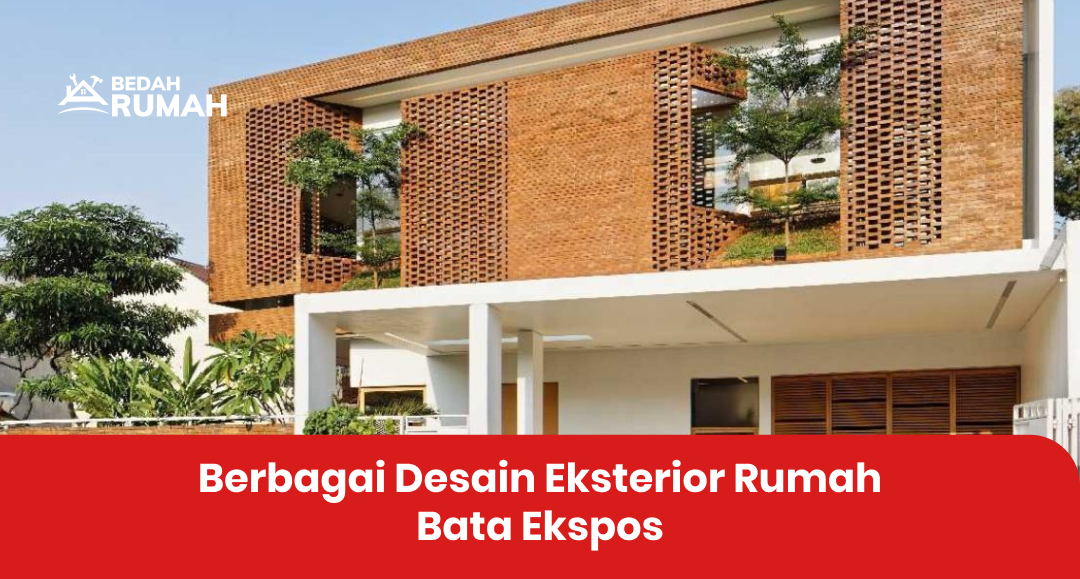 Berbagai Desain Eksterior Rumah Bata Ekspos