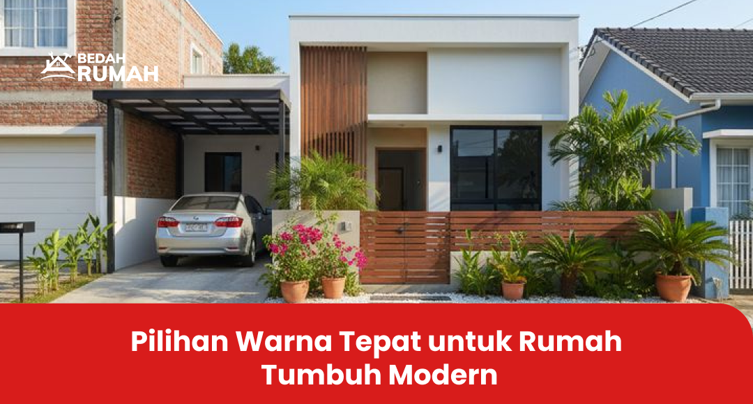 Pilihan Warna Tepat untuk Rumah Tumbuh Modern