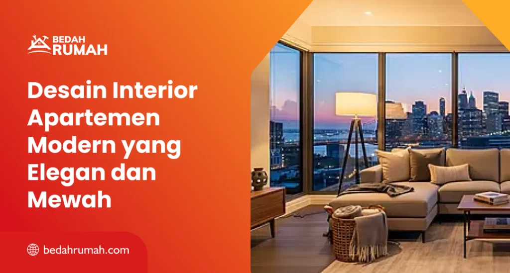 Desain Interior Apartemen Modern yang Elegan dan Mewah