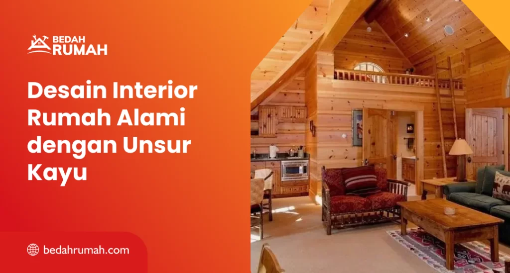 Desain Interior Rumah Alami dengan Unsur Kayu