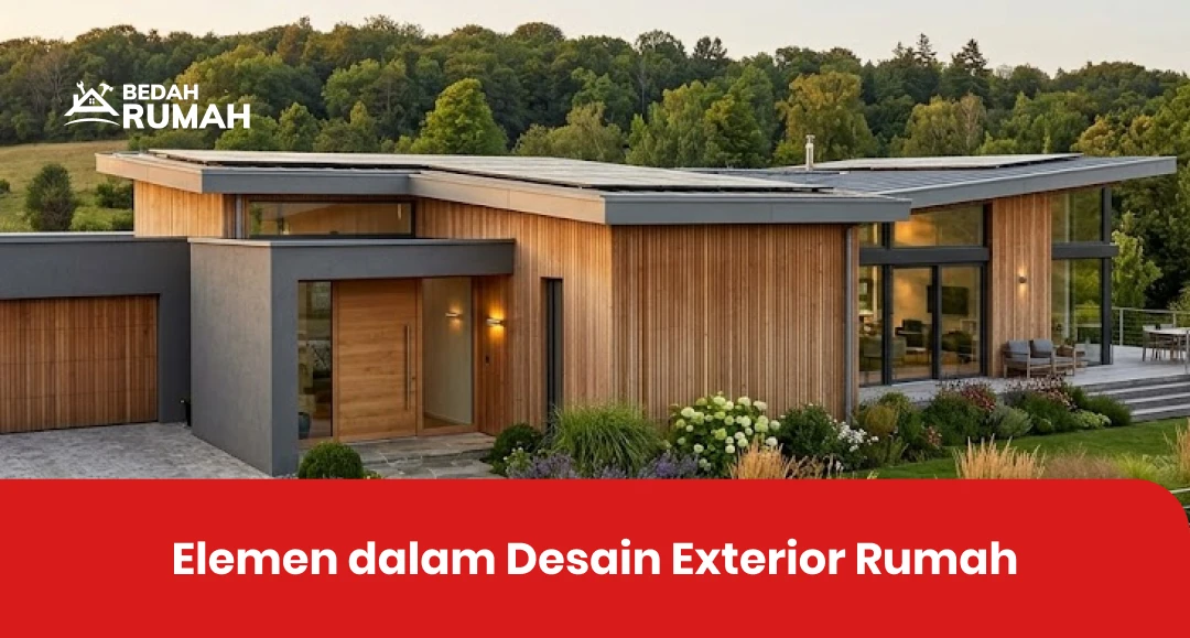 Elemen dalam Desain Exterior Rumah