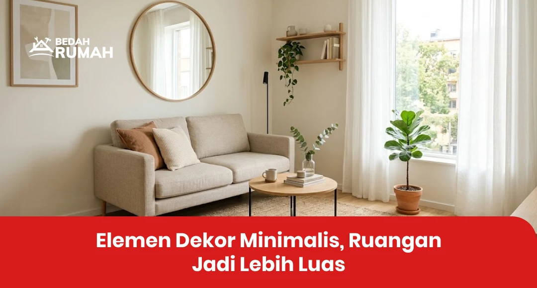 Elemen Dekor Minimalis, Ruangan Jadi Lebih Luas