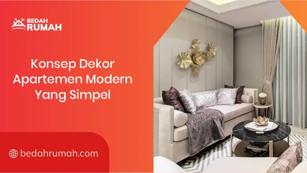 01 Konsep Dekor Apartemen Modern yang Simpel