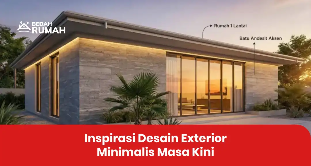 Inspirasi Desain Exterior Minimalis Masa Kini
