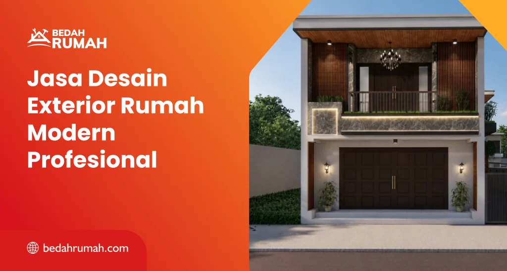 Jasa Desain Exterior Rumah Modern Profesional