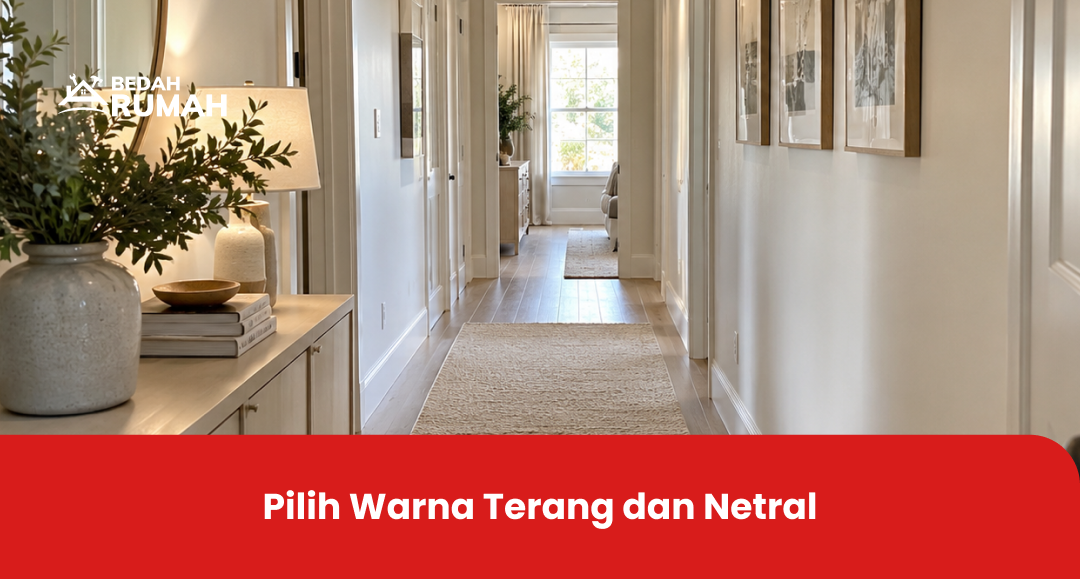 Pilih Warna Terang dan Netral