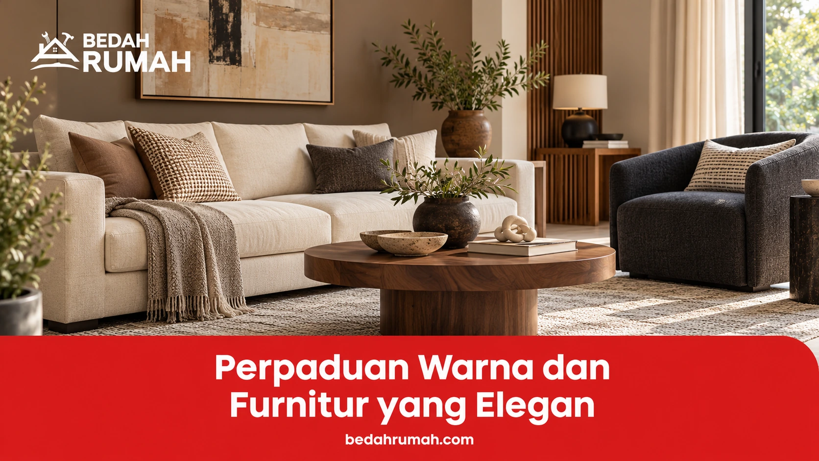 Perpaduan Warna dan Furnitur yang Elegan