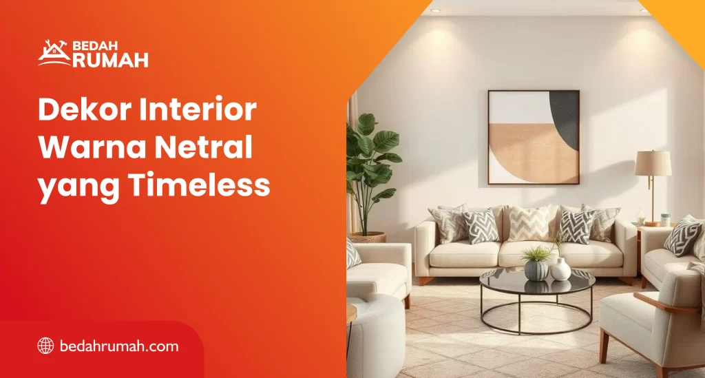 Dekor Interior Warna Netral yang Timeless